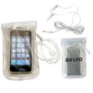 Smartphone Waterproof Case with Water-Resistant Earbuds