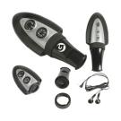 7-in-1 Whistle Compass/Radio with Thermometer, Magnifier, Flashlight and Mirror
