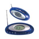 Oval Radio with Clock