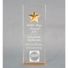 Acrylic Tapered Star Award - 2 7/8" x 8"