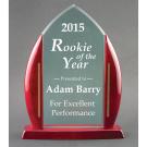 Acrylic Flame Award with Base - 71/2" x 9 5/8"