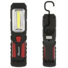 High Intensity COB LED Utility Worklight With LED Flashlight