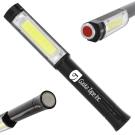 Pocket COB & Safety Red Flashlight