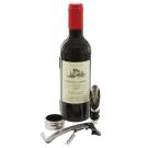 AD-1521 3 Piece "Wine Bottle" Gift Set with magnetic closure