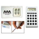 5-in-1 Calculator Alarm Clock with Light and Tape Measure