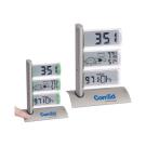 Die-Cast Triple-Display Weather Station & Alarm Clock