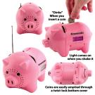 AM/FM Clock Radio Piggy Bank with "Oink" Sound