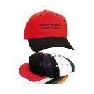 6-Panel Pro-Wool-Style Cap in 2-Tone Color