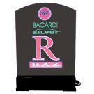 15 3/4" x 11 3/4" Round Top Light-Up Acrylic Sign