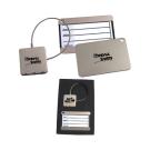 Stainless Steel Luggage Tag and Lock Gift Set