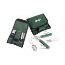 3-Piece Stainless Steel Mini Gardening Set with Case