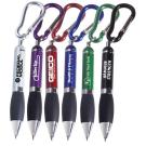 Mini Brass Pen with Carabiner Clip